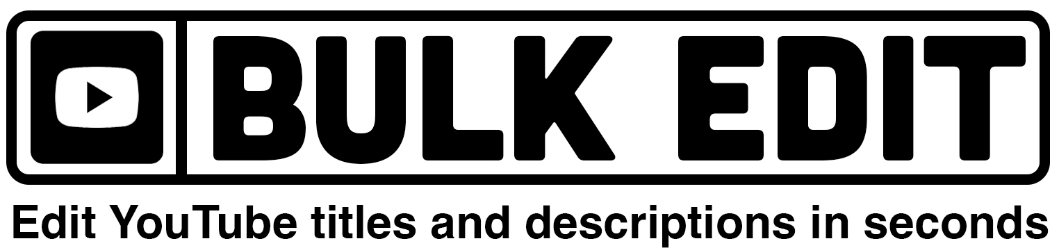 YT Bulk Edit Logo